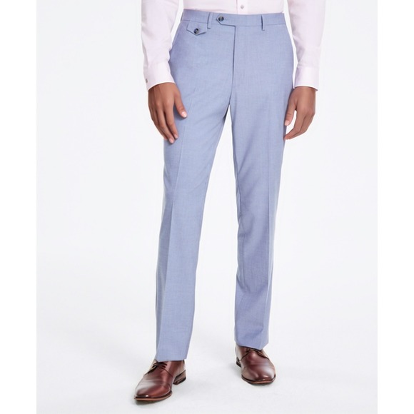 Tayion by Montee Holland Dress Pants Mens 38x32 Light Blue Awonder Rayon Stretch - Picture 1 of 8